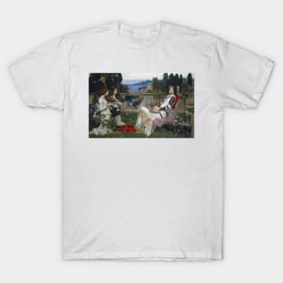 Saint Cecilia by John William Waterhouse T-Shirt